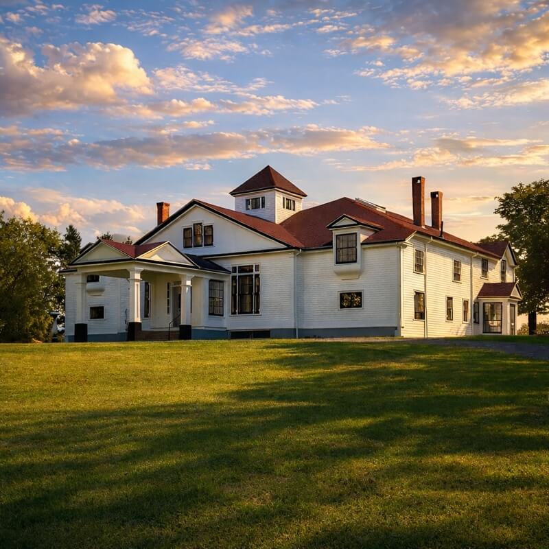 Haliburton House Museum historic home in Windsor Nova Scotia